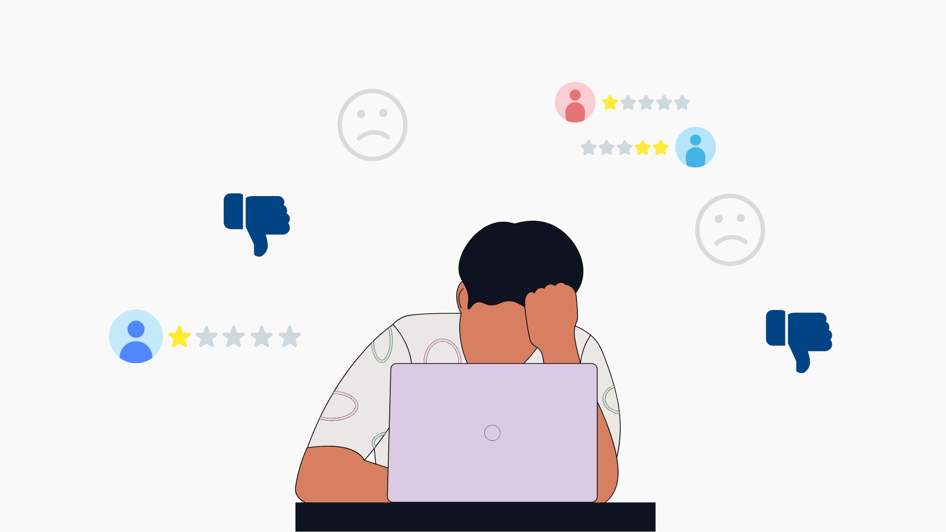 هنگام دریافت نظرات بد چه باید کرد؟