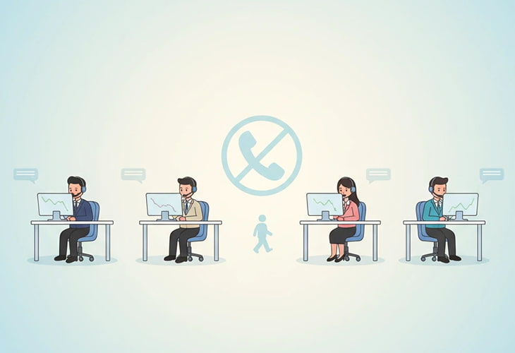 تأثیر سندروم سکوت مرگبار بر مرکز تماس