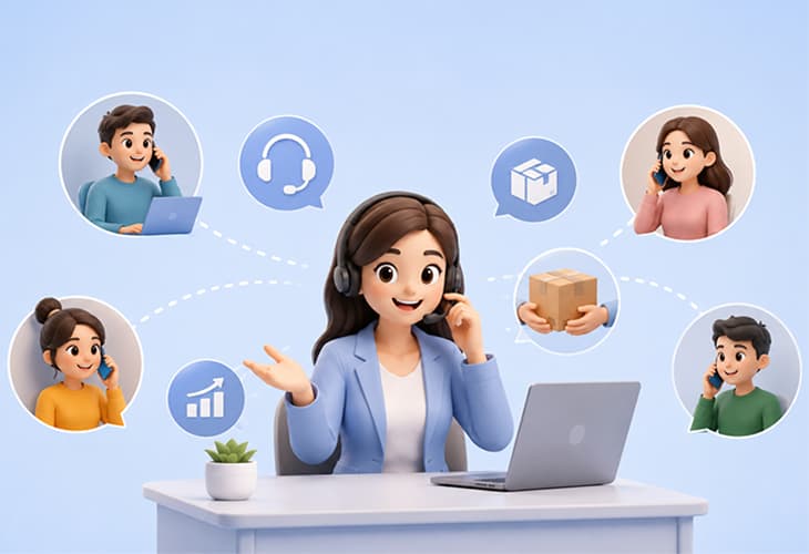 نقش مرکز تماس در موفقیت فروش از راه دور