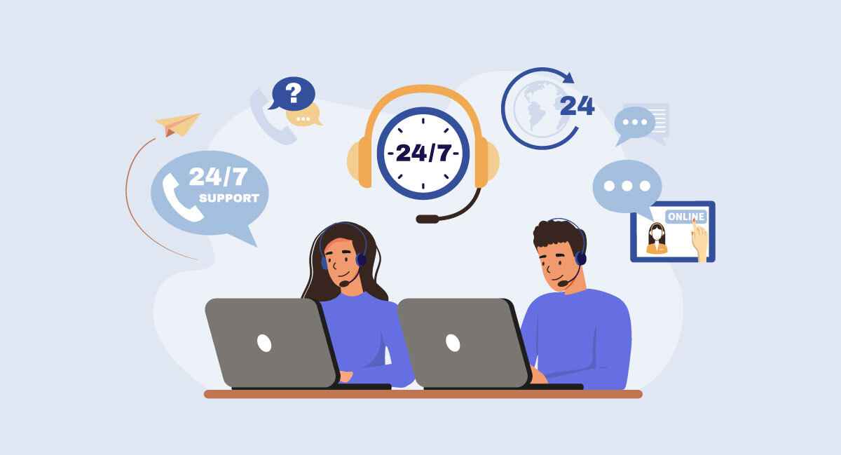 مرکز تماس تلفنی ویترین ۲۴ ساعته شما